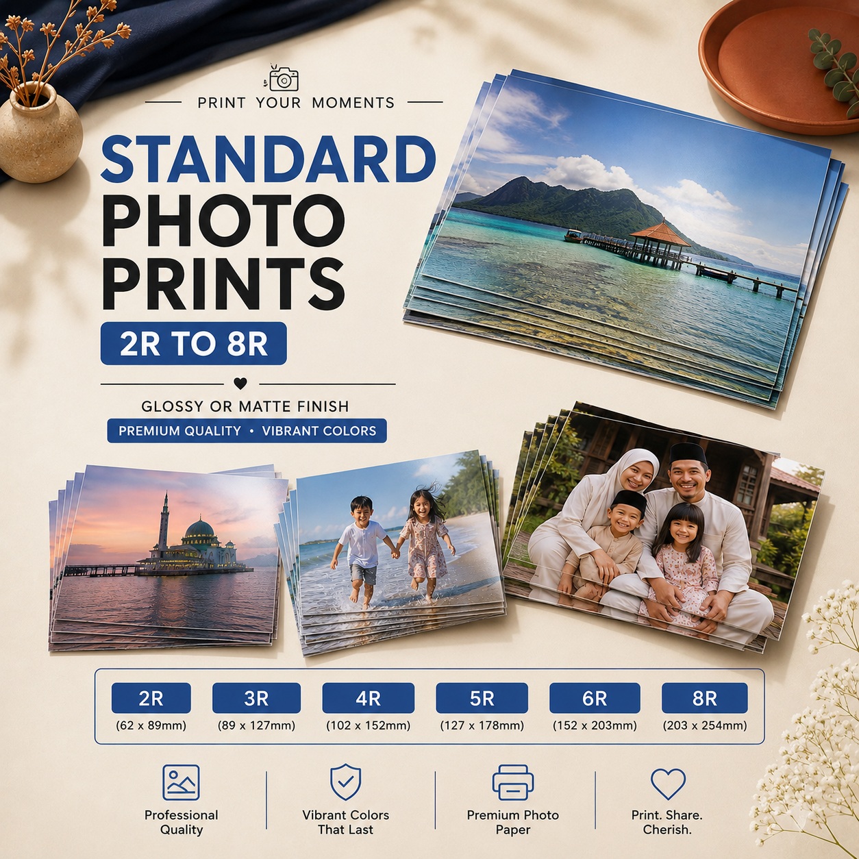 5R photo prints